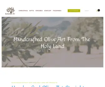 Bethlehem-ART.com(Olive Wood Nativity Sets and Holy Land Art) Screenshot