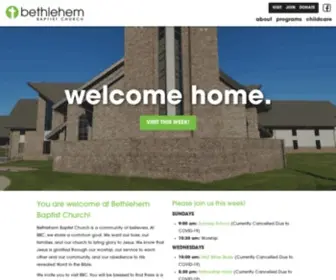 Bethlehembc.org(Bethlehem Baptist Church) Screenshot