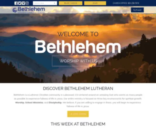 Bethlehemdenver.com(Bethlehem) Screenshot