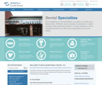 Bethlehemfamilydental.com(Bethlehem Family Dental) Screenshot