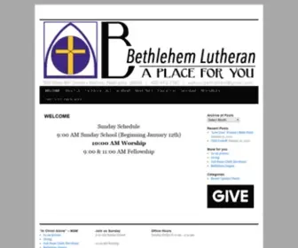 Bethlehemlutheranwahoo.org(Bethlehemlutheranwahoo) Screenshot