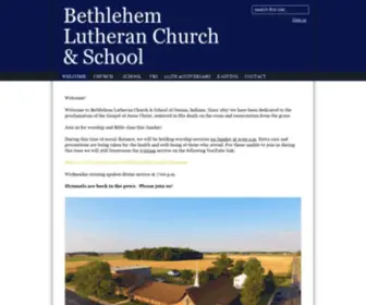 Bethlehemossian.org(Bethlehem Lutheran Church & School) Screenshot