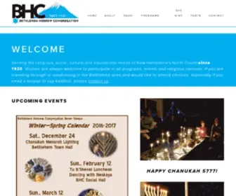 Bethlehemsynagogue.org(Bethlehem Hebrew Congregation) Screenshot