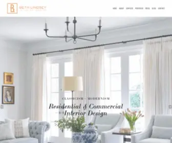 Bethlindsey.com(Beth Lindsey Interior Design) Screenshot