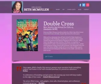 Bethmcmullenbooks.com(Middle Grade Author) Screenshot