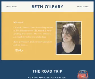 Betholearyauthor.com(BETH O'LEARY) Screenshot