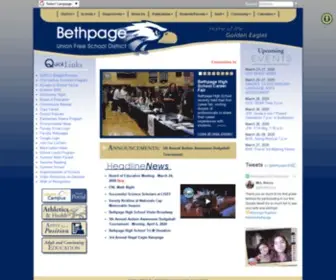 Bethpagecommunity.com(Bethpage Union Free School District) Screenshot
