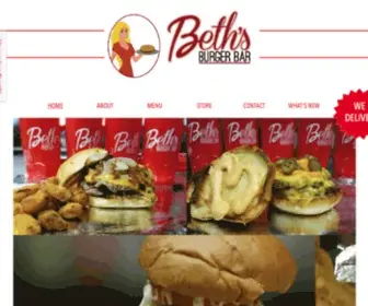 Bethsburgerbar.com(Beth's Burger Bar) Screenshot