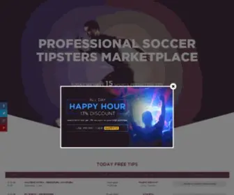 Betkingtipsters.com(Professional Soccer Tipsters Marketplace) Screenshot