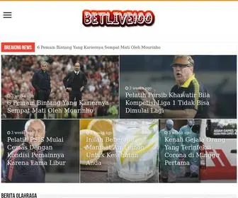 Betlive100.com Screenshot