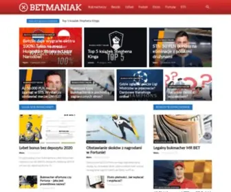 Betmaniak.net(Zakłady bukmacherskie online) Screenshot