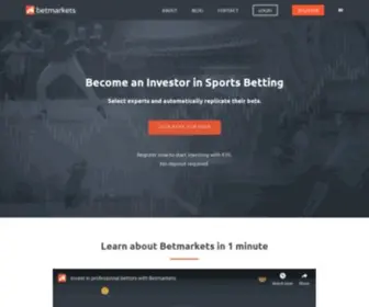 Betmarkets.io(Betmarkets) Screenshot