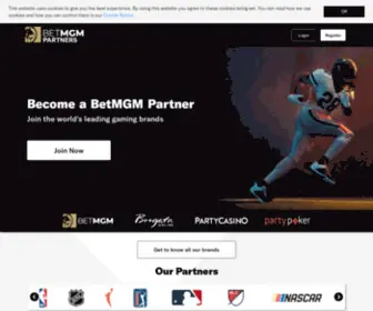 BetmGmpartners.com(Entain Partners) Screenshot