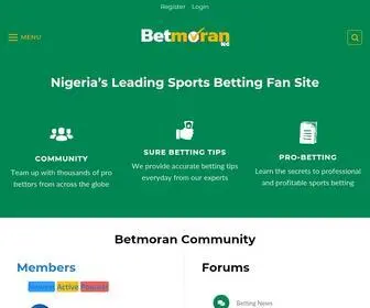 Betmoran.com.ng(Betmoran) Screenshot