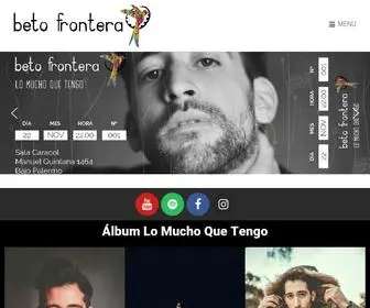 Betofrontera.com(Lo Mucho Que Tengo) Screenshot