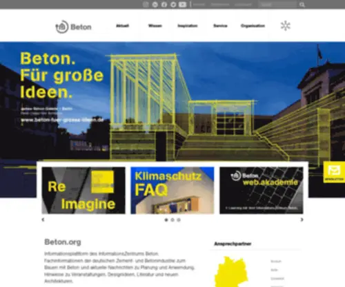 Beton-Informationen.de(Beton) Screenshot