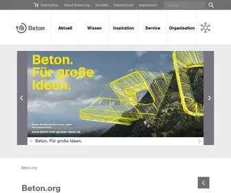 Beton.org(Für große Ideen) Screenshot