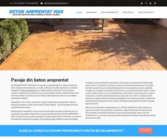 Betonamprentatmar.ro(Beton amprentat) Screenshot