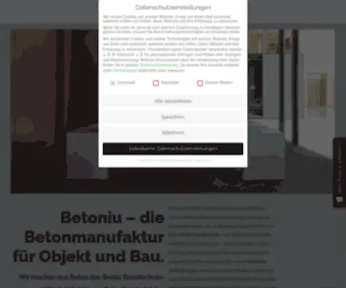 Betoniu.com(Wir machen aus Beton das Beste) Screenshot