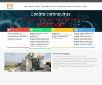 Betonvereniging.nl(Welkom bij de Betonvereniging) Screenshot