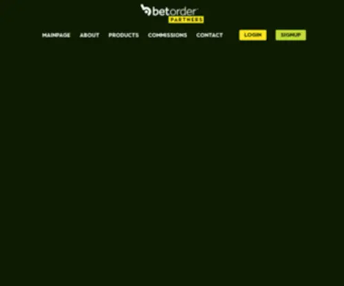 Betorderaffiliates.com(Betorder Affiliate Program) Screenshot