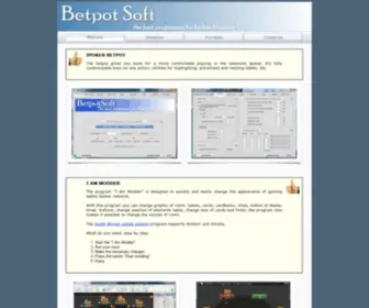 Betpotsoft.com(Welcome) Screenshot