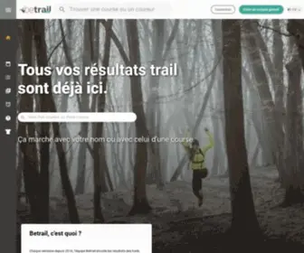 Betrail.run(Classements des coureurs trail) Screenshot