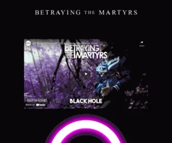 Betrayingthemartyrs.com(Betraying The Martyrs) Screenshot