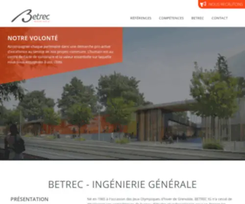 Betrec.com(Ingénierie) Screenshot