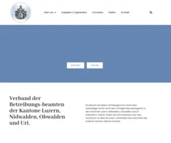 Betreibungsaemter-Zentralschweiz.ch(Betreibungsaemter Zentralschweiz) Screenshot