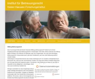 Betreuungsrecht.de(Institut) Screenshot