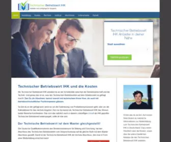 Betriebswirt-Technischer.de(Technischer Betriebswirt IHK Vollzeit oder im Fernstudium) Screenshot