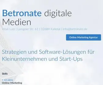 Betronate.de(Betronate digitale Medien) Screenshot