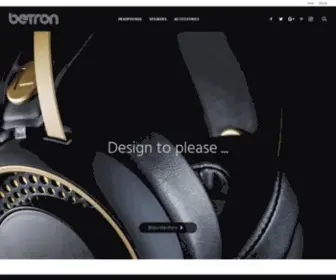 Betron.co.uk(Betron Headphones) Screenshot