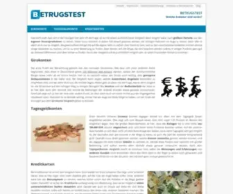 Betrugstest.net(➤) Screenshot