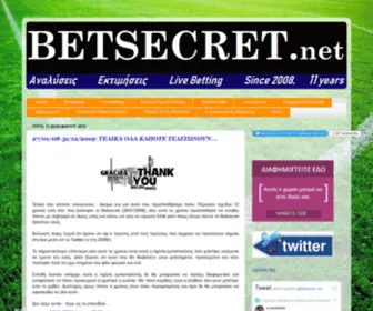 Betsecret.net Screenshot