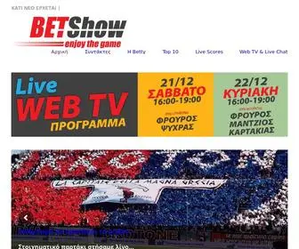 Betshow.com Screenshot