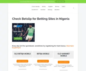 Betslip.com.ng Screenshot