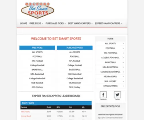 Betsmartsports.com Screenshot