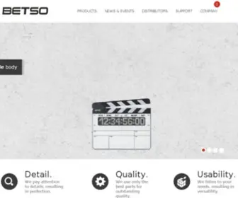 Betso.eu(Professional products for the film and video industry) Screenshot