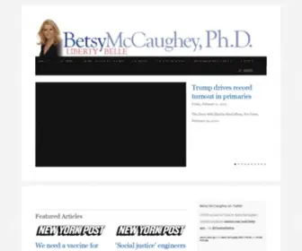 Betsymccaughey.com Screenshot