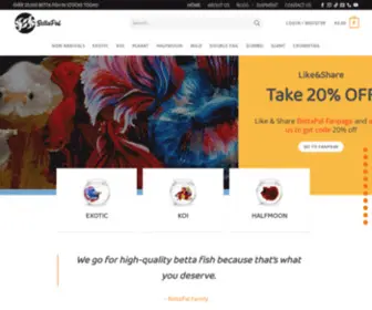 Bettapal.com(Betta Fish for Sale Online from Thailand) Screenshot