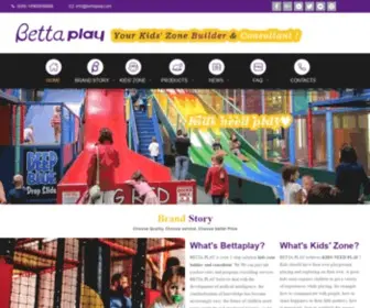 Bettaplay.com(Stop solution kids zone builder and consultant) Screenshot