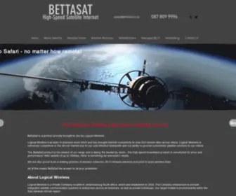 Bettasat.co.za(BettaSat Internet) Screenshot