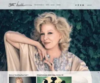 Bettemidler.com(The Divine Miss M) Screenshot