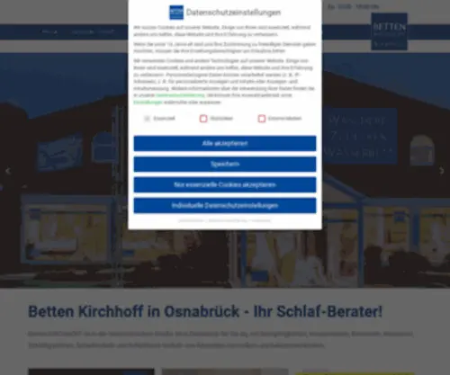 Betten-Kirchhoff.de(Betten Kirchhoff Osnabrück) Screenshot