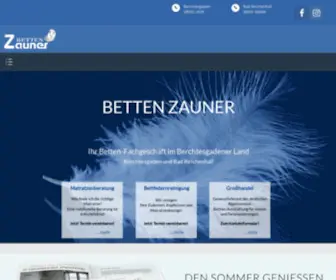 Betten-Zauner.de(Betten Zauner) Screenshot