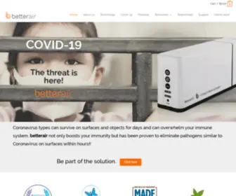 Better-Air.com(Better Air’s BioZone Probiotics) Screenshot