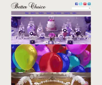 Better-Choice.co.za(Better choice .Party and wedding stuff supplier) Screenshot