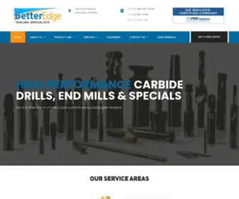 Better-Edge.com(Reconditioning and Coating Services for Drills) Screenshot